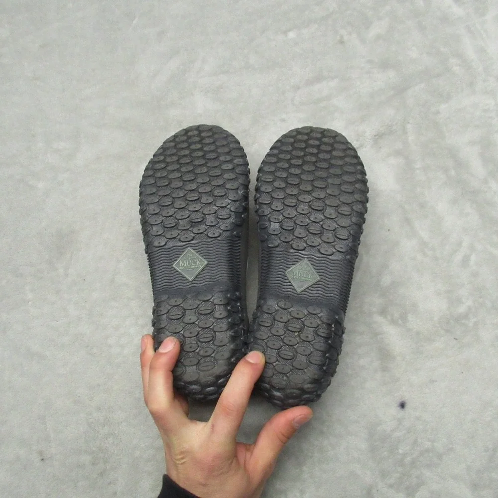 Muck Boot Garden Shoes Women 5 Gray‎ Floral Slip On Waterproof Outdoor